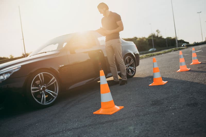 Prácticas de coche en Narón 